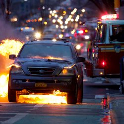Incendios en coches